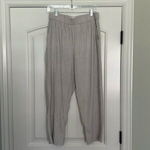 Lou & Grey Lightweight, Linen-blend, Pull-on Pants - 26” inseam